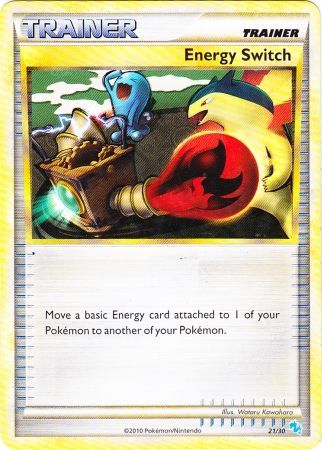 Energy Switch (21/30) [HeartGold &amp; SoulSilver: Trainer Kit - Gyarados] 