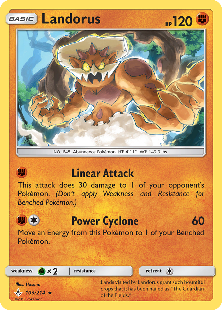 Landorus (103/214) [Sun &amp; Moon: Unbroken Bonds] 