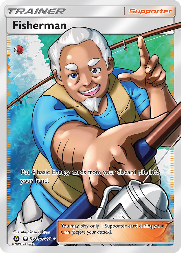Fisherman (SV83/SV94) [Sun &amp; Moon: Hidden Fates - Shiny Vault] 