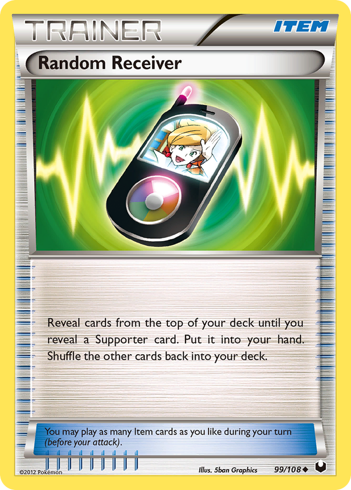Random Receiver (99/108) [Black &amp; White: Dark Explorers] 