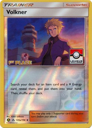 Volkner (135a/156) (League Challenge 1st Place) [Sun &amp; Moon: Ultra Prism] 