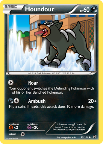 Houndour (55/101) [Black &amp; White: Plasma Blast] 