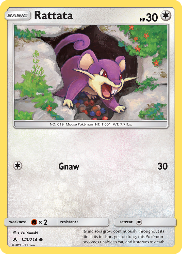 Rattata (143/214) [Sun &amp; Moon: Unbroken Bonds] 