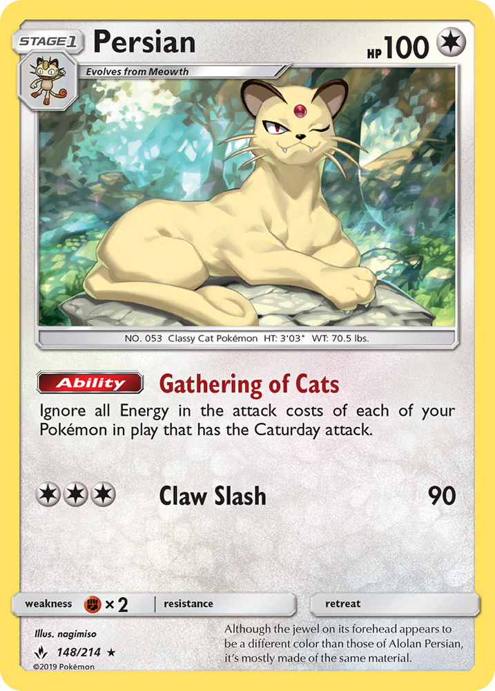 Persian (148/214) [Sun &amp; Moon: Unbroken Bonds] 