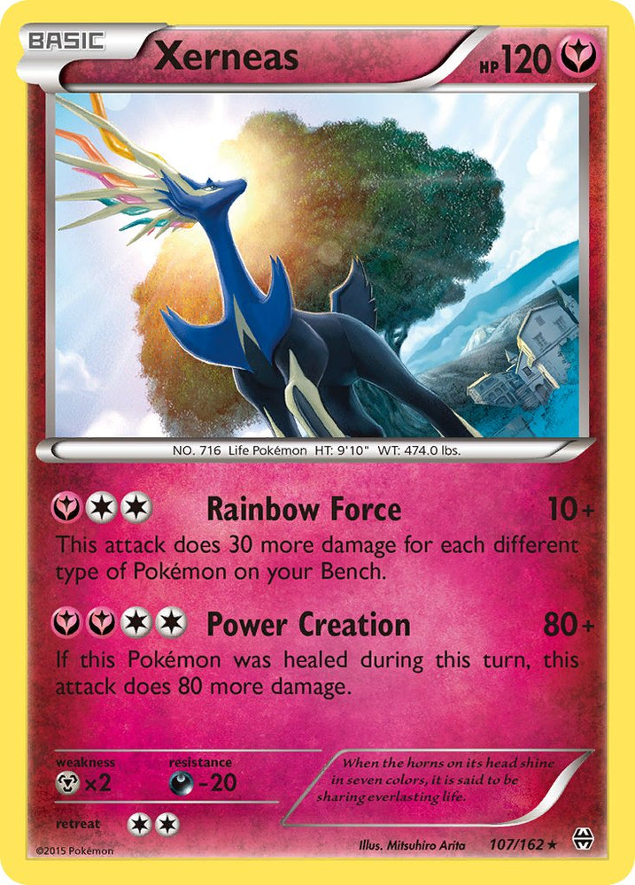 Xerneas (107/162) (Theme Deck Exclusive) [XY:BREAKthrough] 