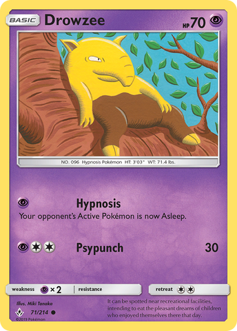 Drowzee (71/214) [Sun &amp; Moon: Unbroken Bonds] 