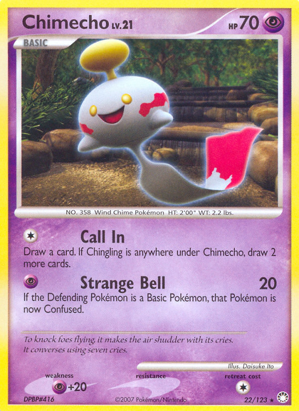 Chimecho (22/123) [Diamond &amp; Pearl: Mysterious Treasures] 