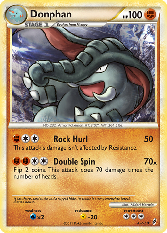 Donphan (42/95) [HeartGold &amp; SoulSilver: Call of Legends] 